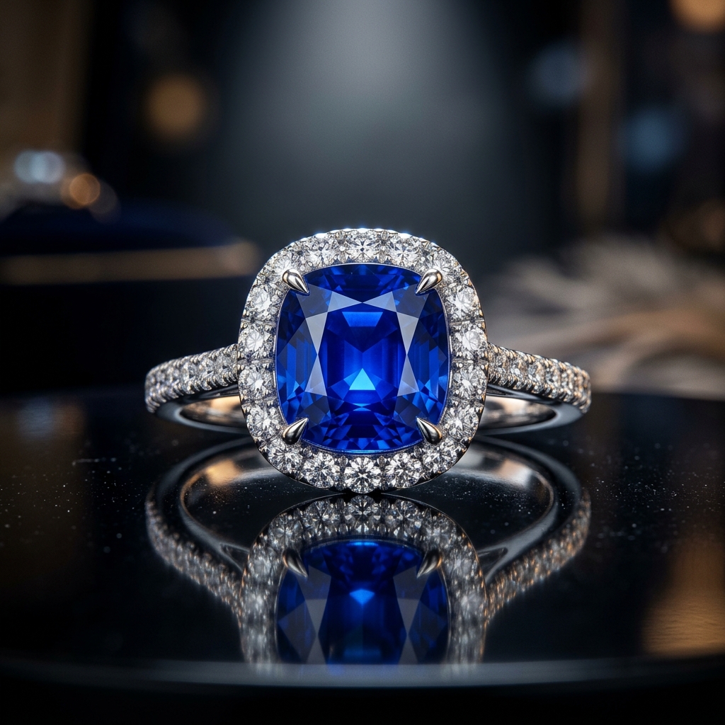 Radiant Sapphire Ring
